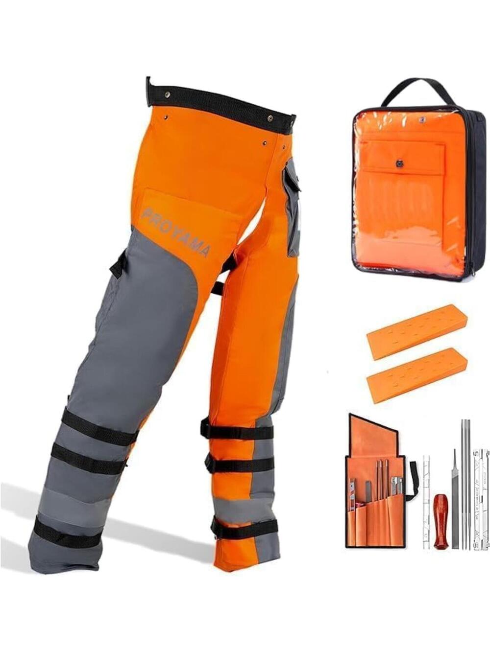 Chainsaw Chaps for Cutting and Logging 9 Layers Lightweight 40-42 Inch Adj Belt
